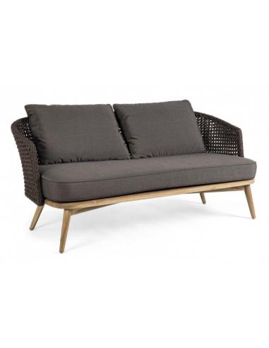 2 + 3 seater sofa with dark cushion - BIZZOTTO nymph