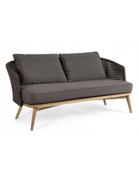 2 + 3 seater sofa with dark cushion - BIZZOTTO nymph