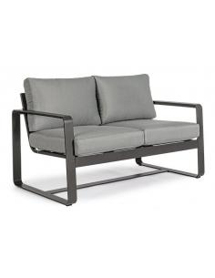 2-seater sofa with anthracite cushion yk13 - BIZZOTTO merrigan