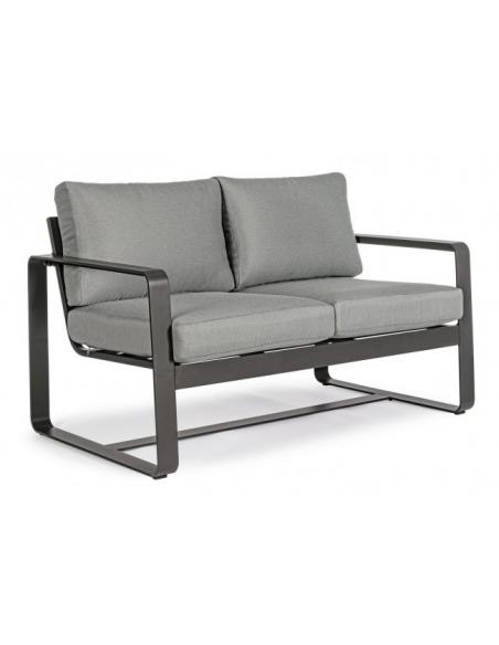 2-seater sofa with anthracite cushion yk13 - BIZZOTTO merrigan