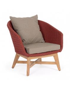 Scarlet cushion armchair - BIZZOTTO coachella