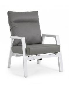 Sillón reclinable con cojín blanco jx11 - Bizzotto kledi