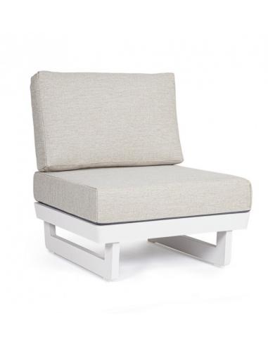 Sillón modular con cojín blanco wg20 - Bizzotto infinity