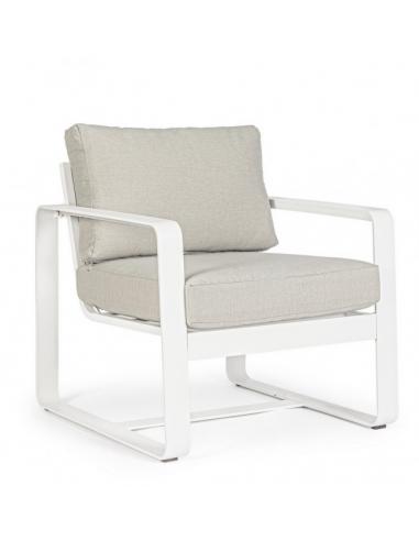 Sillón con cojín blanco yk11 - Bizzotto merrigan