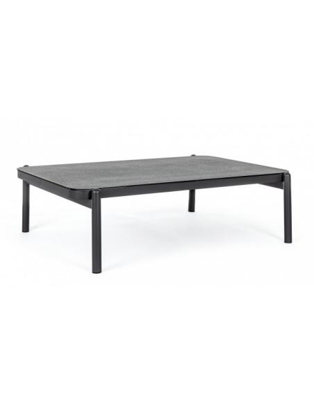 Anthracite coffee table 120x75 wg21 - BIZZOTTO Florence