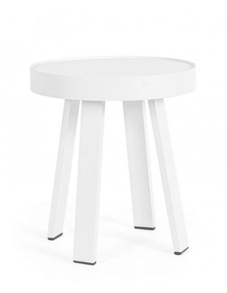 White aux side table qs20 d41 - BIZZOTTO spyro
