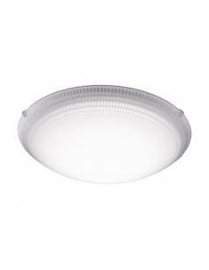 EGLO 95673 - MAGITTA 1 LED Ceiling Light in White Steel and Glass