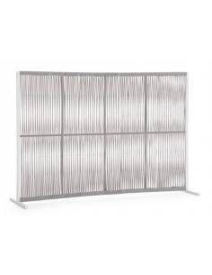 Biombo blanco qs20 gris 180x120 - Bizzotto paxson