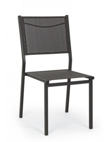 Anthracite chair lh32 - hilde BIZZOTTO
