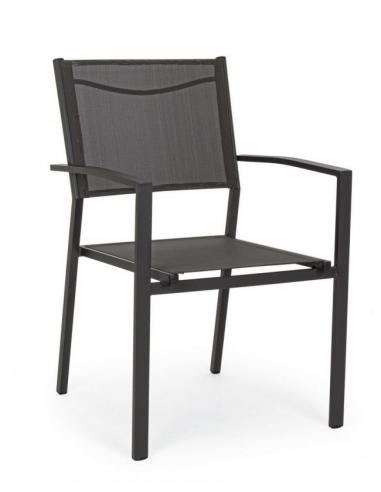 C-br anthracite chair lh32 - BIZZOTTO hilde