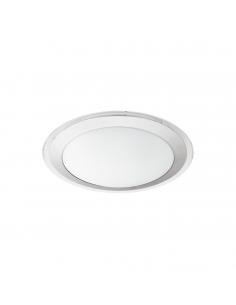 EGLO 95677 - COMPETA 1 LED Ceiling Light in White Steel and Acrylic