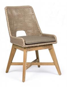 Mink chair with cushion - BIZZOTTO hesperia