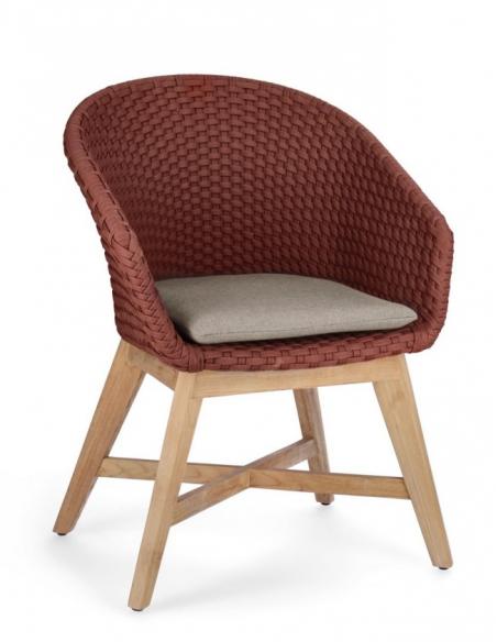 c-br chair with scarlet cushion - BIZZOTTO coachella