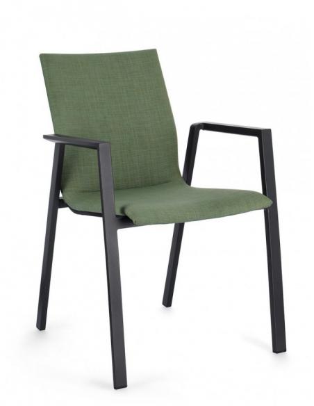 Silla c-br antracita oliva jx55 - Bizzotto odeon