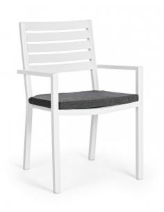 C-br chair with white cushion ld30 - BIZZOTTO heline