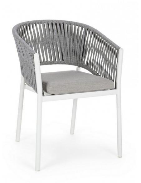 c-br chair with white cushion wg20 - BIZZOTTO Florence
