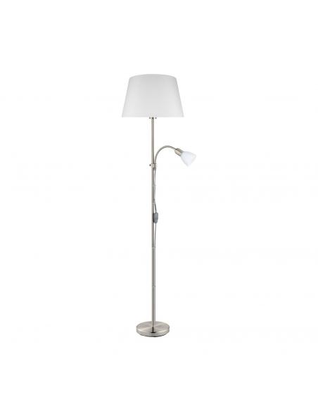 EGLO 95686 - CONESA Living Room Lamp in Nickel-matte Steel and Textile, glass