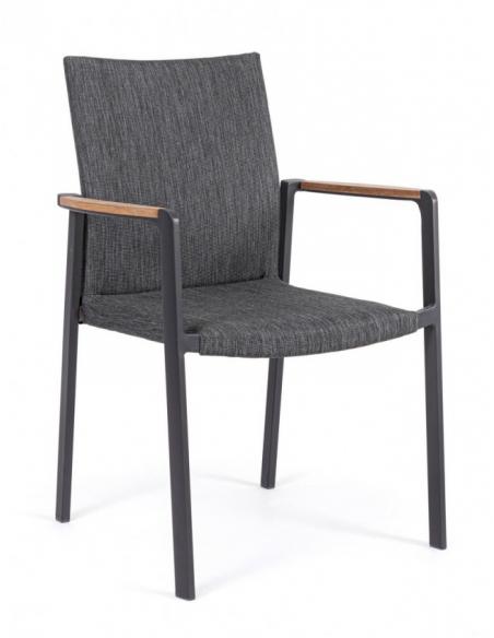C-br anthracite chair wg21 - BIZZOTTO jalisco