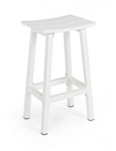 White bar stool yk11 h71 - BIZZOTTO skipper