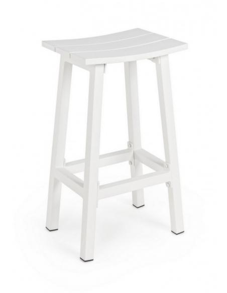 White bar stool yk11 h71 - BIZZOTTO skipper
