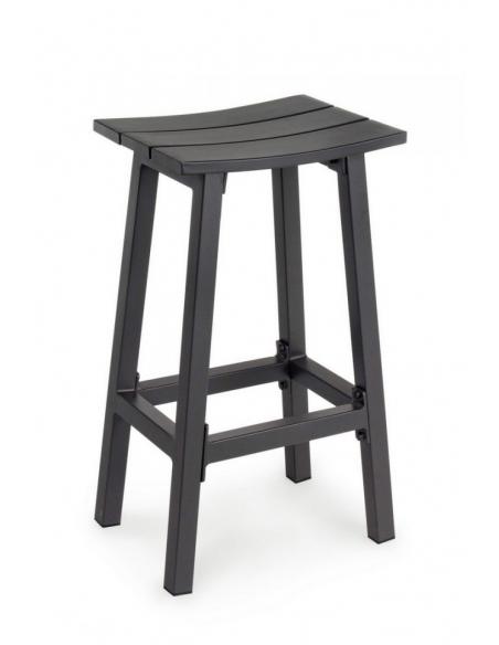 Anthracite yk13 h71 bar stool - BIZZOTTO skipper