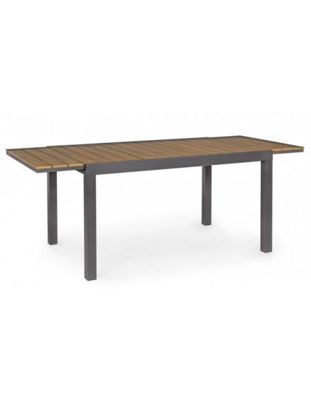 Extendable table 140-200x90 anthracite sj61 - BIZZOTTO elias