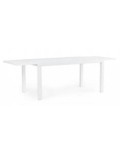 Extendable table 160-240x90 white ld30 - BIZZOTTO hilde