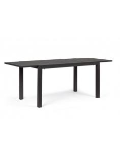 Mesa extensible 140-210x77 antracita lh32 - Bizzotto hilde