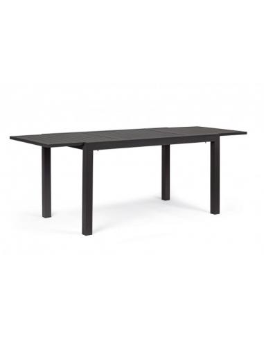 Extendable table 140-210x77 anthracite lh32 - BIZZOTTO hilde