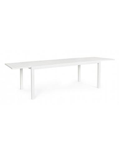 Extendable table 200-300x100 white ld30 - BIZZOTTO hilde