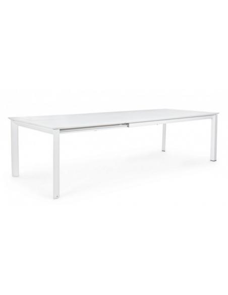 Alu table 200-300x110 white cx21 - BIZZOTTO konnor