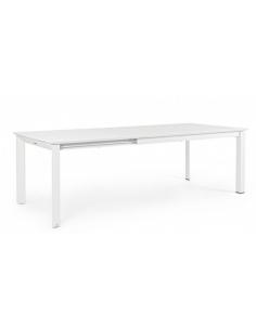 Extendable table 160-240x100 white cx21 - BIZZOTTO konnor