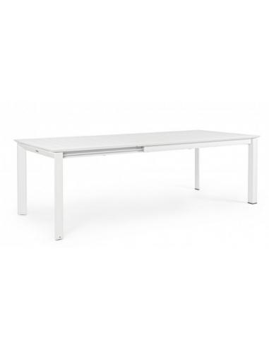 Extendable table 160-240x100 white cx21 - BIZZOTTO konnor