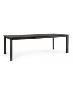 Extendable table 160-240x100 anthracite cx23 - BIZZOTTO konnor