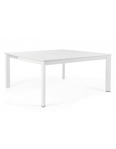 Extendable table 160x100-160 white cx21 - BIZZOTTO konnor