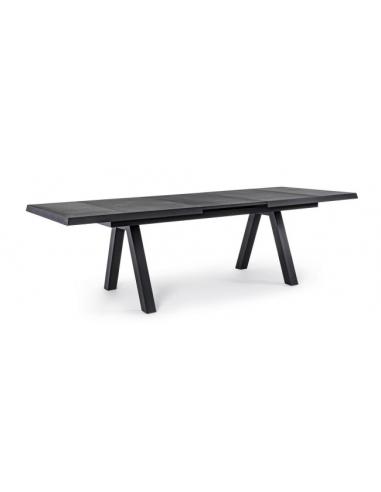Extendable table 205-265x103 anthracite jx55 - BIZZOTTO krion
