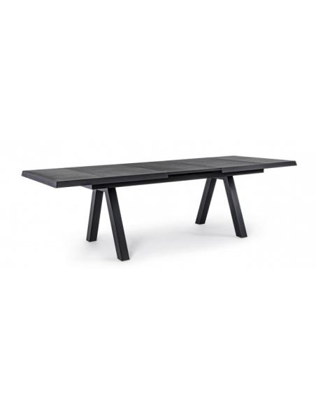 Extendable table 205-265x103 anthracite jx55 - BIZZOTTO krion