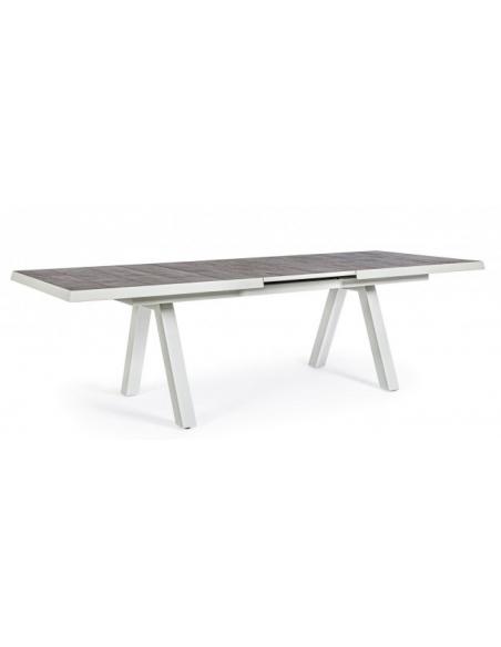 Extendable table 205-265x103 lunar - BIZZOTTO krion
