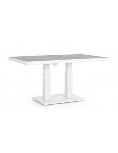 Mesa 140x85x49/72 blanco jx11 - Bizzotto truman