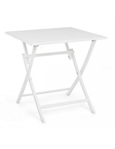 Folding table 70x70 white lh30 - BIZZOTTO elin