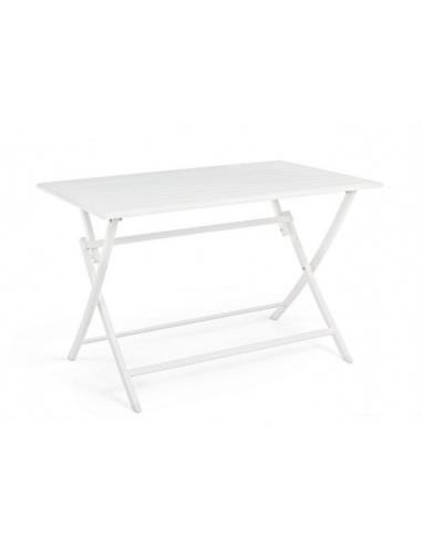 Mesa plegable 110x70 blanco lh30 - Bizzotto elin