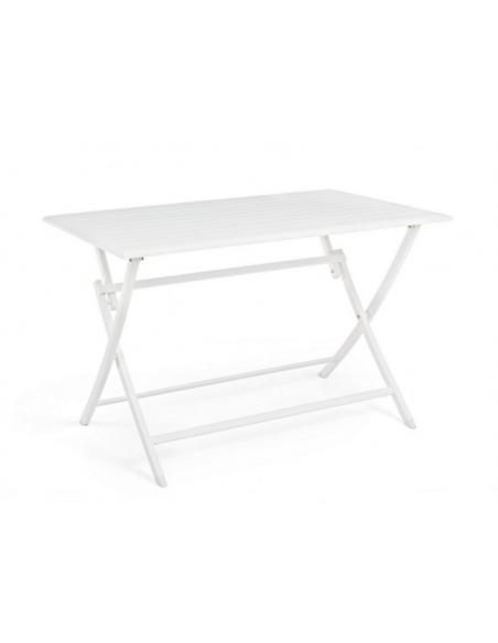 Folding table 110x70 white lh30 - BIZZOTTO elin