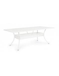 Rect table 213x107 white - BIZZOTTO ivrea
