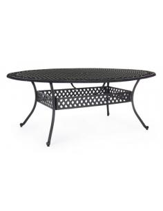 Oval table 200x150 antrac - BIZZOTTO ivreda