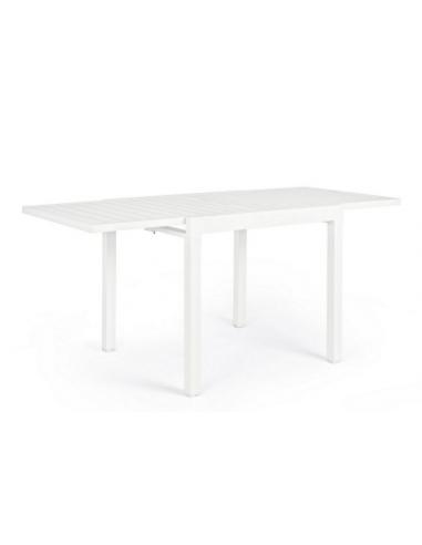 Extendable table 83-166x80 white yk11 - BIZZOTTO pelagius
