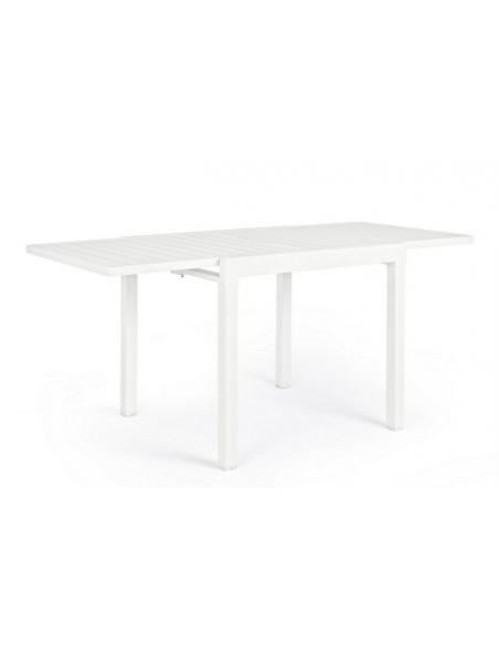 Extendable table 83-166x80 white yk11 - BIZZOTTO pelagius