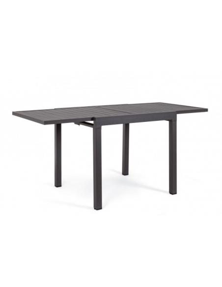 Mesa extensible 83-166x80 antracita yk13 - Bizzotto pelagius