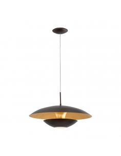 EGLO 95755 - NUVANO Living Room Lamp in Brown, Gold Steel