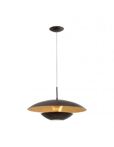 EGLO 95755 - NUVANO Living Room Lamp in Brown, Gold Steel