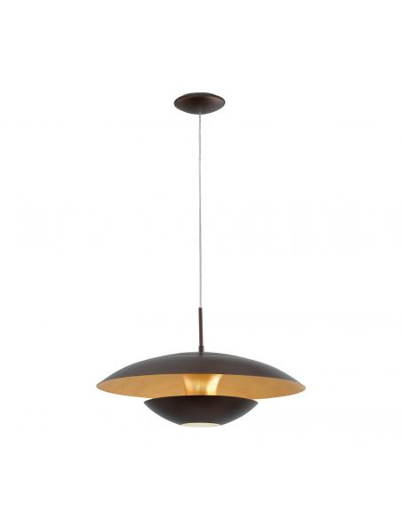 EGLO 95755 - NUVANO Living Room Lamp in Brown, Gold Steel